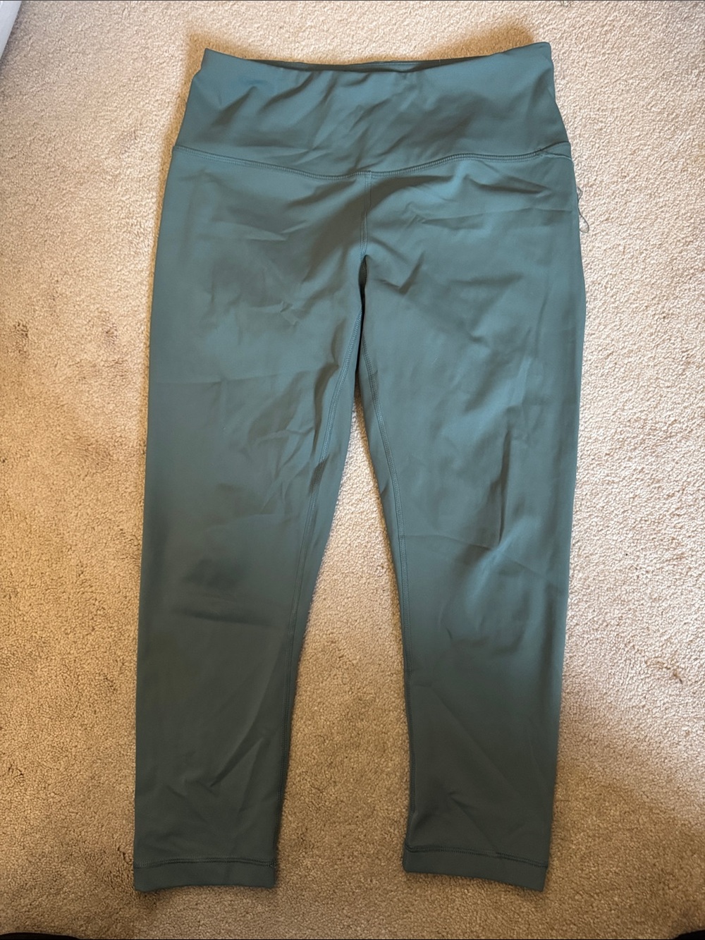 90 Degree By Reflex Green High-Waist Leggings